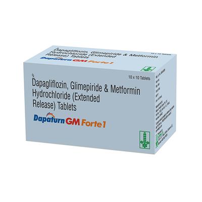 DAPATURN GM FORTE 1 Tablet 10's - Diabetes-Ant