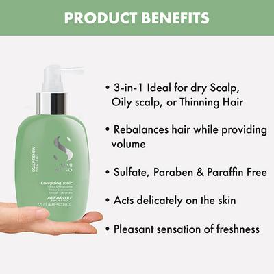 Alfaparf Milano Hair Growth Serum for Hair Loss & Hairfall Damage with Linseed Extract 125 ml - Hair Serums