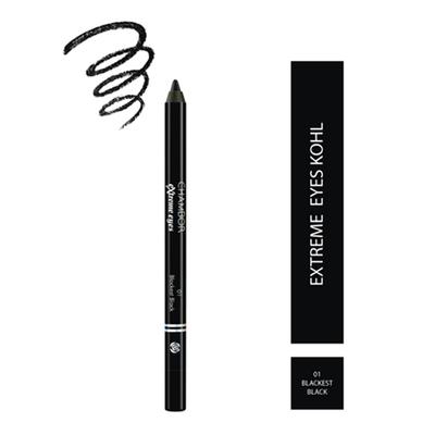 Chambor Extreme Eyes Long Wear Kohl - Blackest Black 1.2 gm - Kajal & Kohls