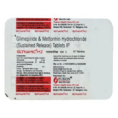 Glynamic M 2Mg Tablet 10's - Diabetes-Ant