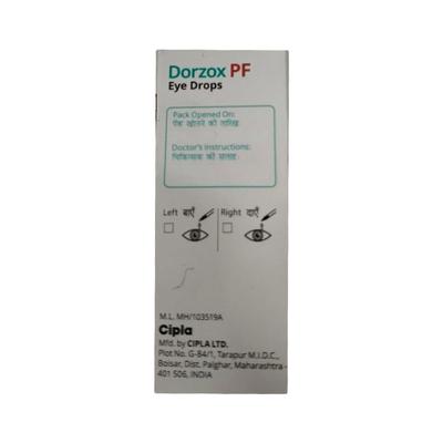 DORZOX PF New Eye Drops 10ml - Glaucoma-Ant