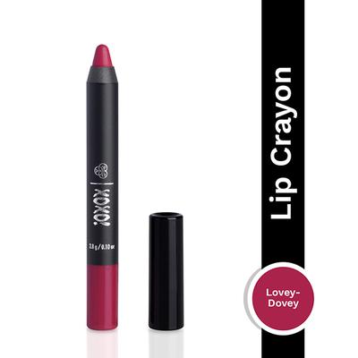 PAC XOXO Lip Crayon Highly Pigmented One Swipe Payoff Matte Finish 12H Wear - Lovey-Dovey (2.8 g) - Lip Crayons
