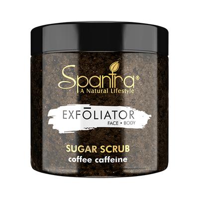 Spantra Coffee Caffeine Sugar Scrub 125 gm - Scrubs & Exfoliants