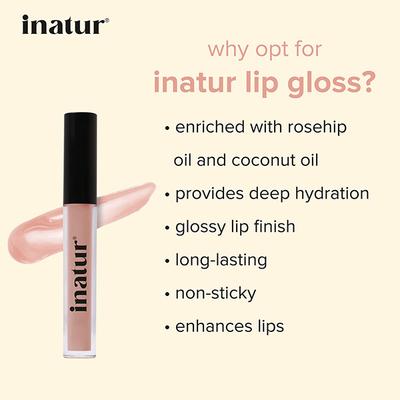Inatur Lip Gloss - Angelic (L2) 2ml - Lip Glosses