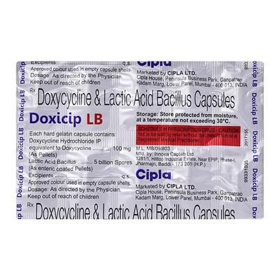 DOXICIP LB Capsule 10's - Bacterial Infections-ABC