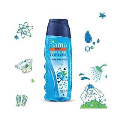Fiama Men Cool Burst Shower Gel 250 ml - Shower Gels & Body Wash