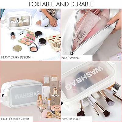 Allure Washable Cosmetic Medium Bag Color White 1's - Makeup Bags & Cases