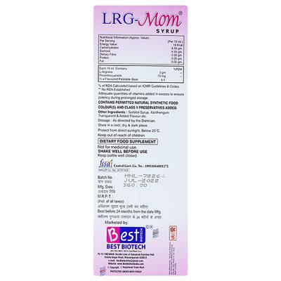 LRG MOM Syrup 200ml - Supplements-Sup
