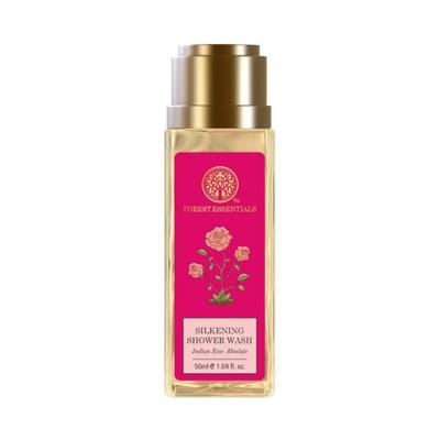 Forest Essentials Silkening Shower Wash Indian Rose Absolutebody Wash for Men and Women 50 ml - Shower Gels & Body Wash