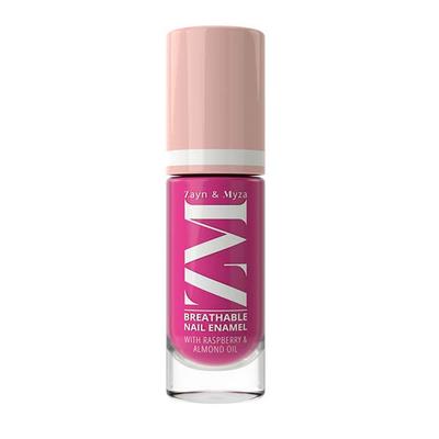 Zayn & Myza Breathable Nail Enamel With Raspberry & Almond Oil, Pink Popsicle 6 ml - Nail Polish