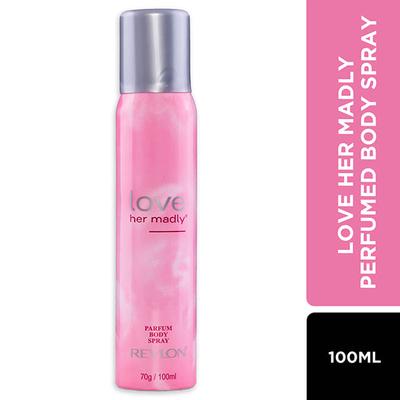 Revlon Love Her Madly Perfumed Body Spray 100 Ml - Women Deodorants/Roll-Ons