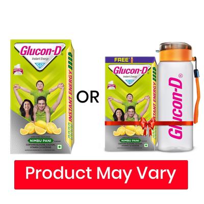 Glucon-D Instant Energy Powder - Nimbu Pani (Refill) (Sipper worth 165 Rupees Free) 1 kg - Energy Drinks