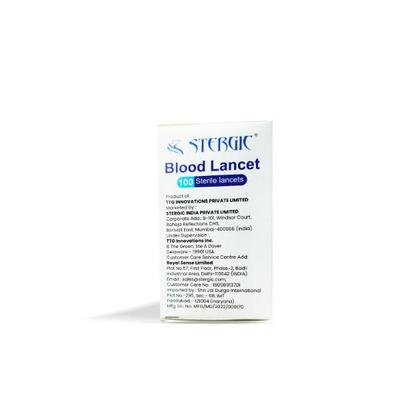 STERGIC Blood Lancet 100's - Test Strips & Lancets