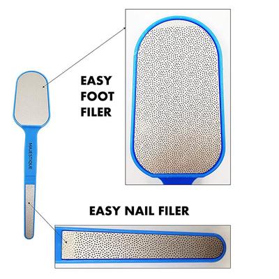Majestique Foot File Rasp 2 In1 Professional Pedicure and Manicure Rasp - Color May vary 1's - Manicure & Pedicure Kits