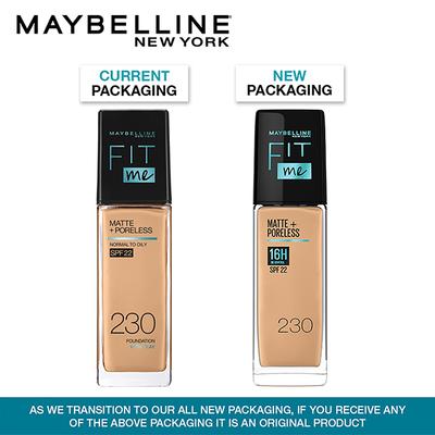 Maybelline New York Fit Me Matte+Poreless 16h Oil Control SPF 22 Foundation 230 30Ml - Foundation