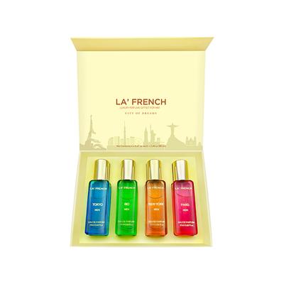 La French Tokyo, Rio, New York, Paris City Of Dream Luxury Perfume Gift Set for Him 4X20 Ml 4's - Perfumes (Edt/Edp)