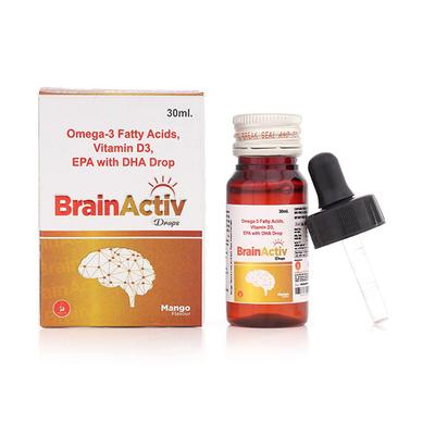BRAINACTIV MANGO FLAVOUR Drops 30ml - Supplements-Vam