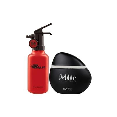 Maryaj Blaze EDP Citrus Aromatic Perfume And Maryaj Pebble Style EDP Spicy Woody Perfume 200 ml - Men Perfumes (Edt/Edp)