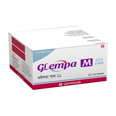 GLEMPA M 12.5/1000 Tablet 10's - Diabetes-Ant