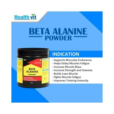 Healthvit Fitness Beta-Alanine Pre-Workout Powder 200 gm - General Health