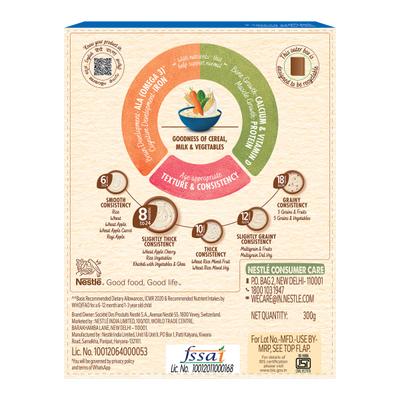 Nestle Cerelac Baby Food Cereal No Refined Sugar - Rice Vegetables (For 8 to 24 Months Baby) 300 g - Baby And Infant Supplements