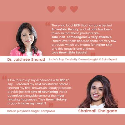 BrownSkin Beauty Brown Bakery Face Serum, Face scrub and Face Body Lotion Combo 2's - Face Scrubs