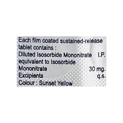 Vasodil SR 30mg Tablet 10'S - Angina