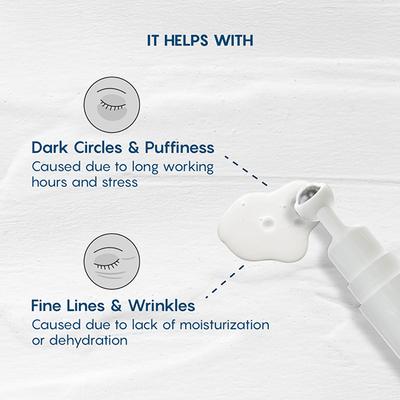 The Mom's Co. Vita Rich Under Eye Cream with Coffee Oil, Vitamins E & B3 15gm - Eye Gels & Roll-On