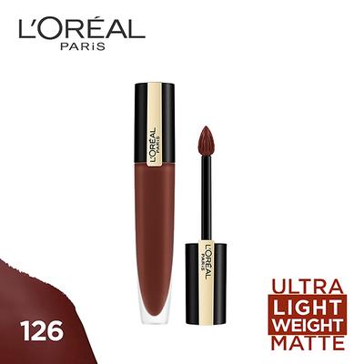 L'Oreal Paris Rouge Signature Matte Liquid Lipstick,126 I Play 7 Gm - Lipsticks
