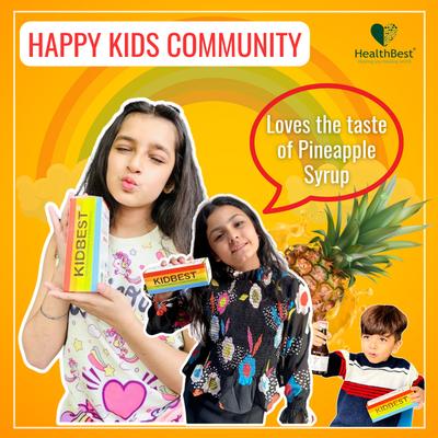 HealthBest Kidbest Appetite Stimulant Syrup 200 ml - Herbal Dietary Supplement