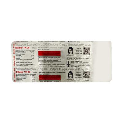 DILNIP TM 25 Tablet 10's - Hypertension-Ana