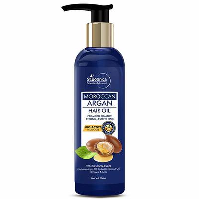 St.Botanica Moroccan Argan Hair Growth Oil 200 ml - Hair Oils