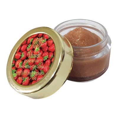 Khadi Essentials Lip Scrub - Strawberry & Beetroot 15 gm - Lip Scrubs