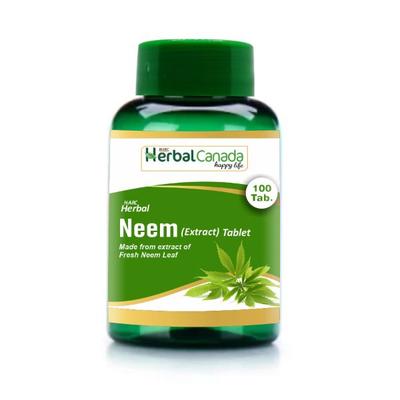 Herbal Canada Neem Extract Tablet 100's - Pure Herbs
