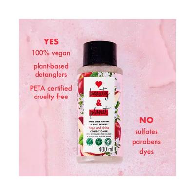 Love Beauty And Planet Apple Cider Vinegar & Jasmin Paraben Free Shine Conditioner 200 ml - Conditioners