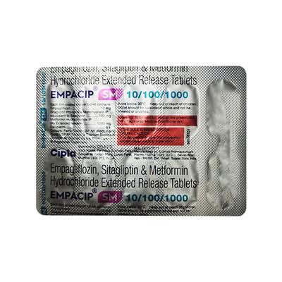 EMPACIP SM 10/100/1000 Tablet 10's - Diabetes-Ant