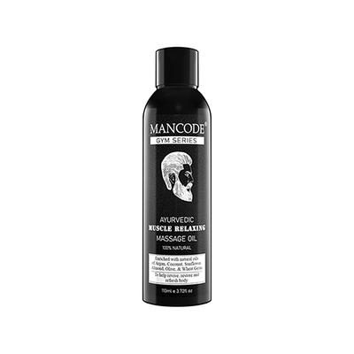 Mancode Gym Series Ayurvedic Muscle Relaxing Massage Oil 110 ml - Massage Oils