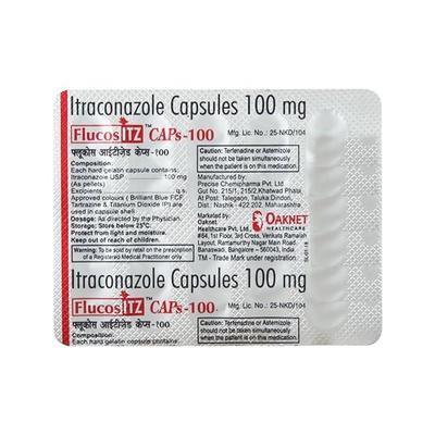 Flucos Itz 100mg Capsule 10'S - Fungal Infections-Anf