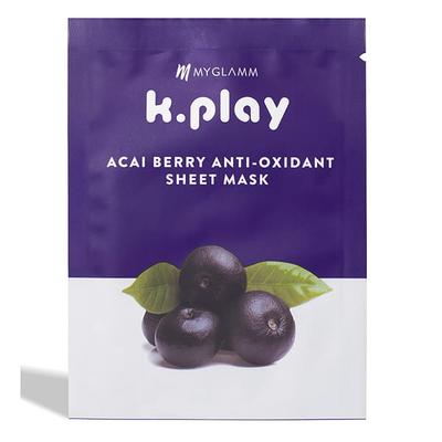 Myglamm K.Play Acai Berry Anti - Oxidant Sheet Mask 20 Gm - Sheet Masks