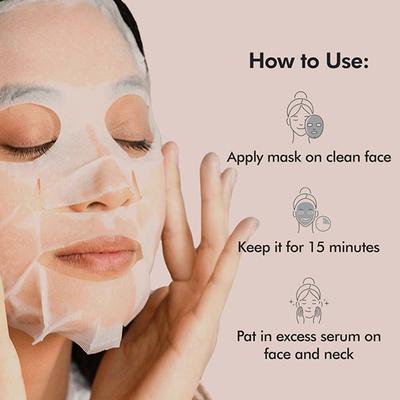 Mcaffeine Coffee & Green Tea Sheet Mask 80Gm 4's - Face Wash & Cleansers