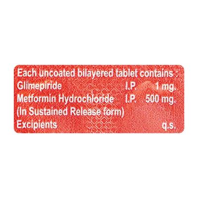 XADOMET G 1 Tablet 10's - Diabetes-Ant