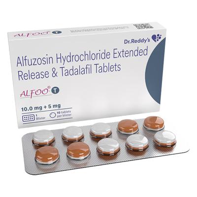 ALFOO T 10/5mg Tablet 10's - Bladder And Prostate Disorders-Dru