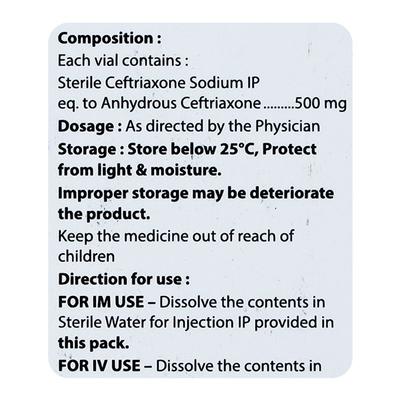 OMISAFE 500mg Injection 1's - Bacterial Infections-Cep