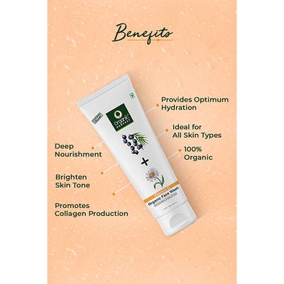 Organic Harvest Brightening Face Wash Kakadu Plum & Acai Berry Enriched With Vitamin C 100 Gm - Face Wash & Cleansers