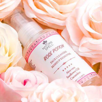 Nature Spell Rose Potion Aloe Vera Cleanser Makeup Remover 100 ml - Make Up Removers