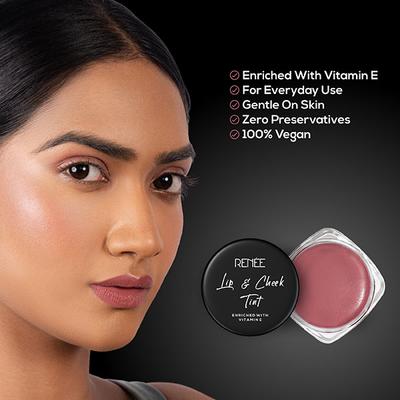 RENEE Lip & Cheek Tint - Bare Pink 8 gm - Lip Stains & Tints