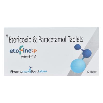 ETOFINE P Tablet 10's - Pain relief-Nsa