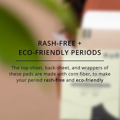 Carmesi Eco-Conscious Sanitary Pads (XXl) Rash-Free Eco-Friendly Periods - with Disposal Bags 10's - Maternity Pads