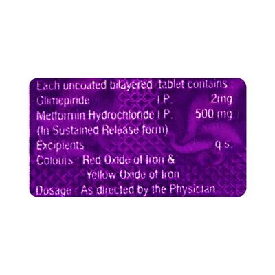 GLYMEDUS 2M Tablet 10's - Diabetes-Ant