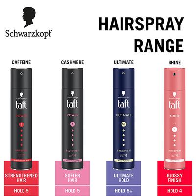 Schwarzkopf Taft Ultimate Hair Lacquer Ultimately Strong 6 Hair Spray 250ml - Hair Sprays & Mists
